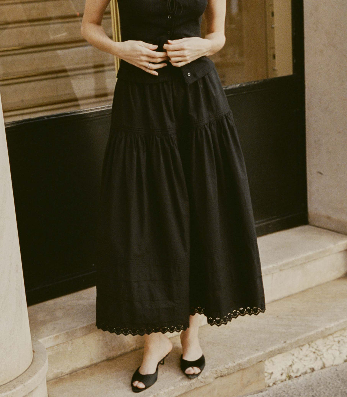 Sebastiane Skirt in Black - view 2