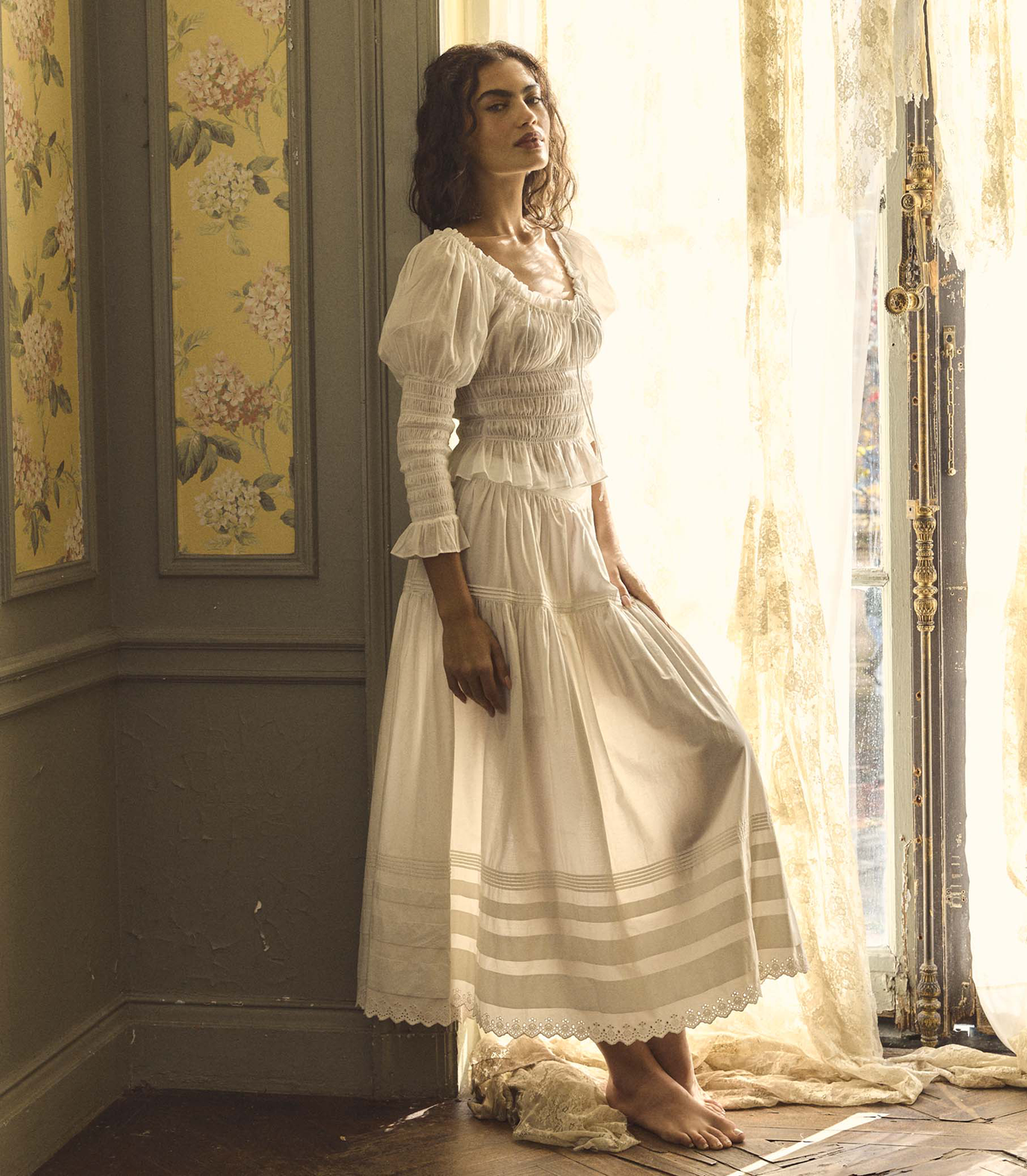 Sebastiane Skirt in Powder - view 2