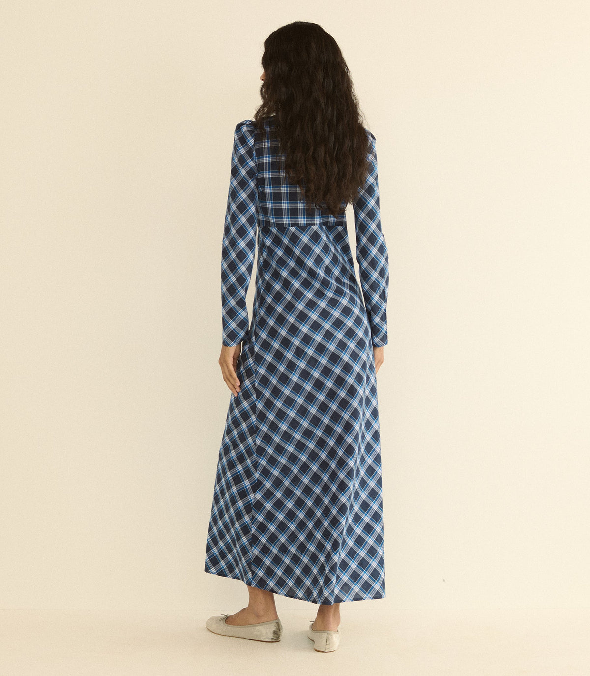 Begonia Dress in Valmont Plaid - view 5