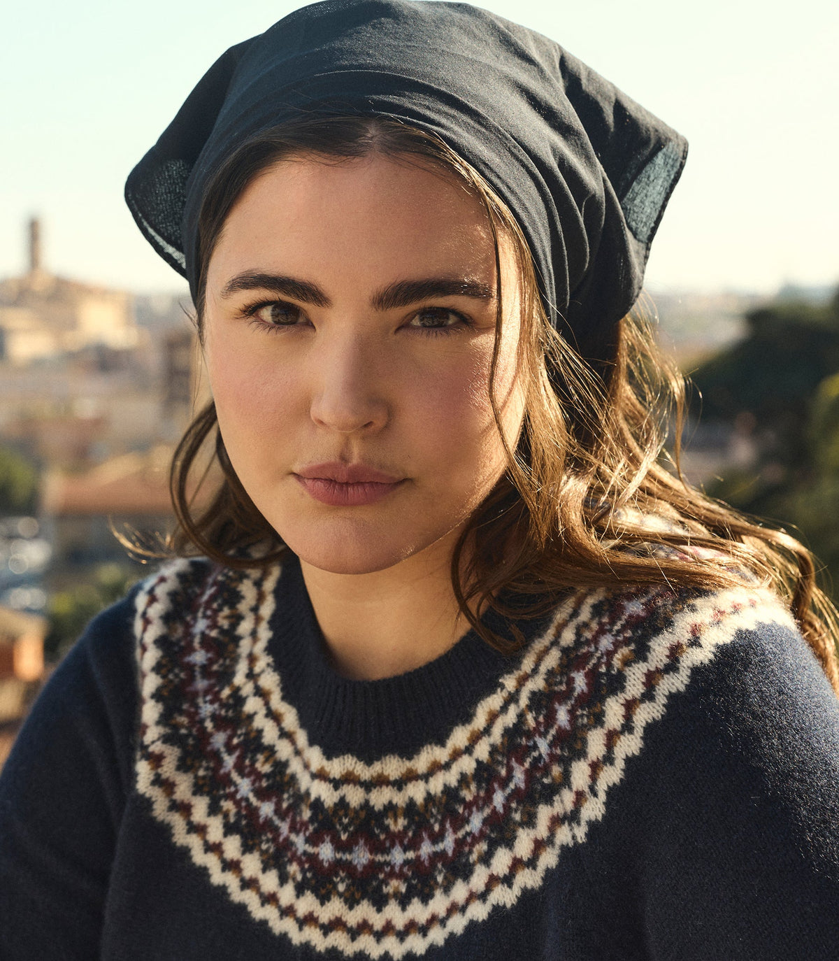 Boniface Cashmere Sweater in Navy - view 3