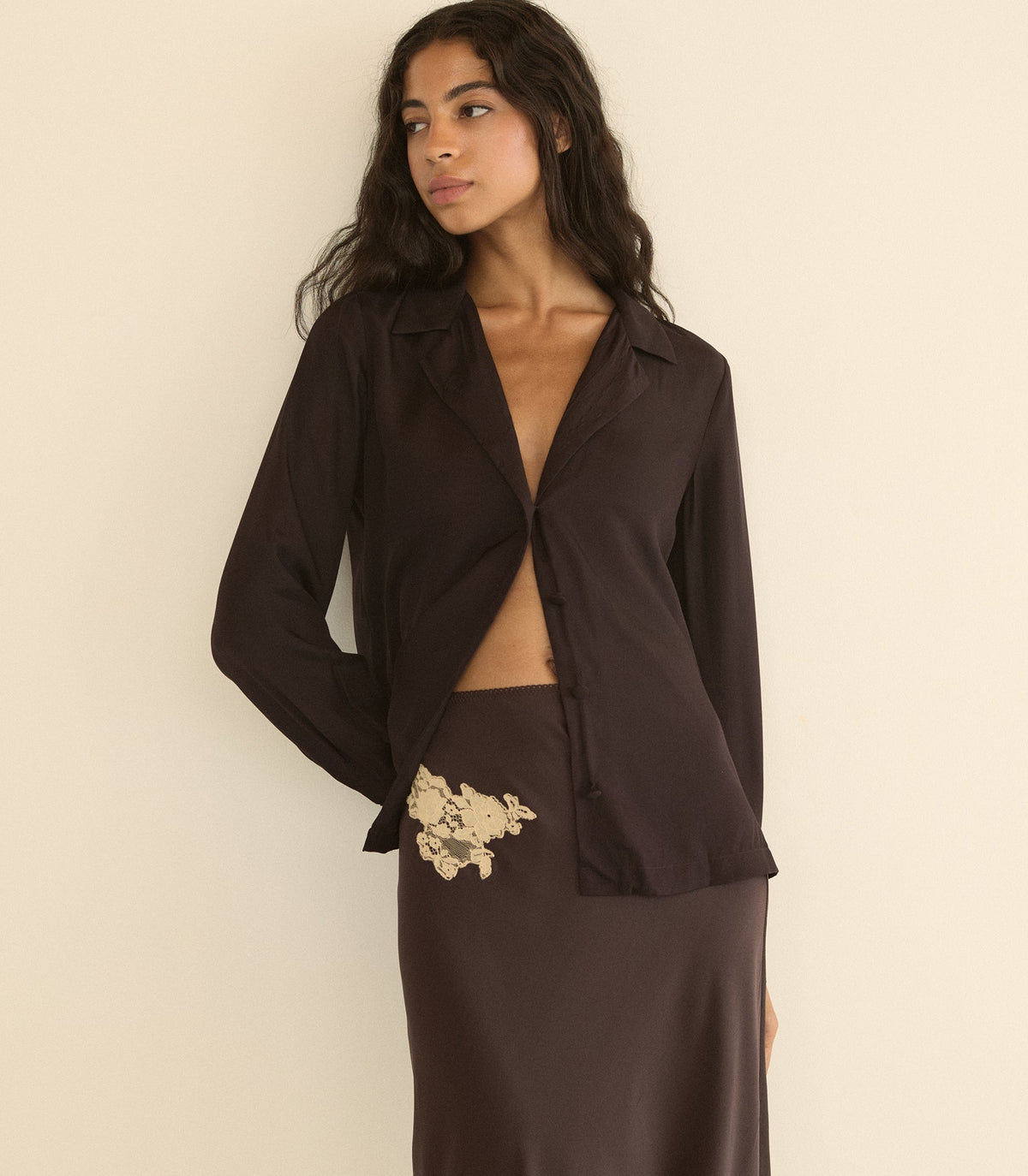 Dorsia Top in Equestrian Brown - view 4