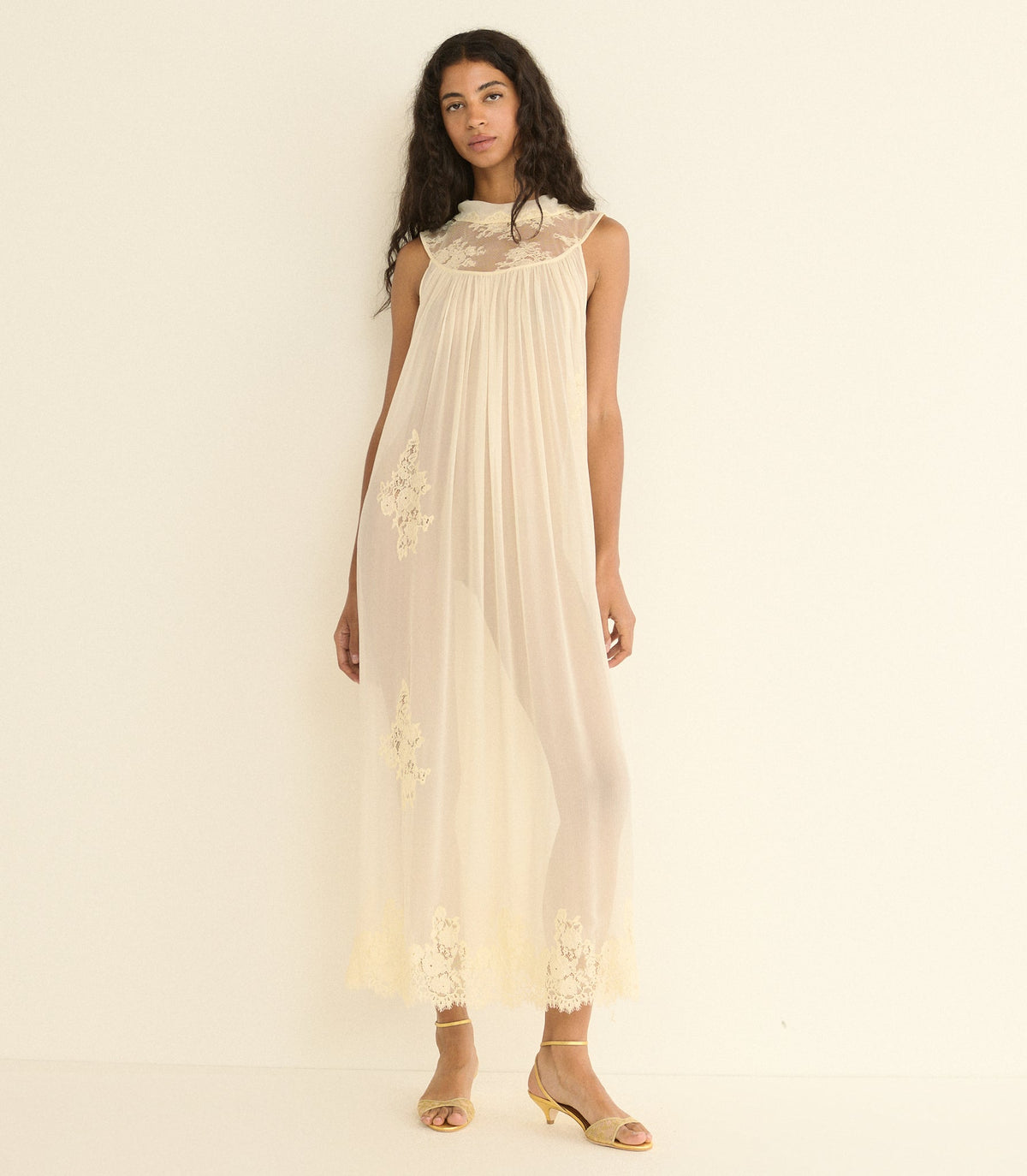 Florente Dress in Sea Salt - view 2