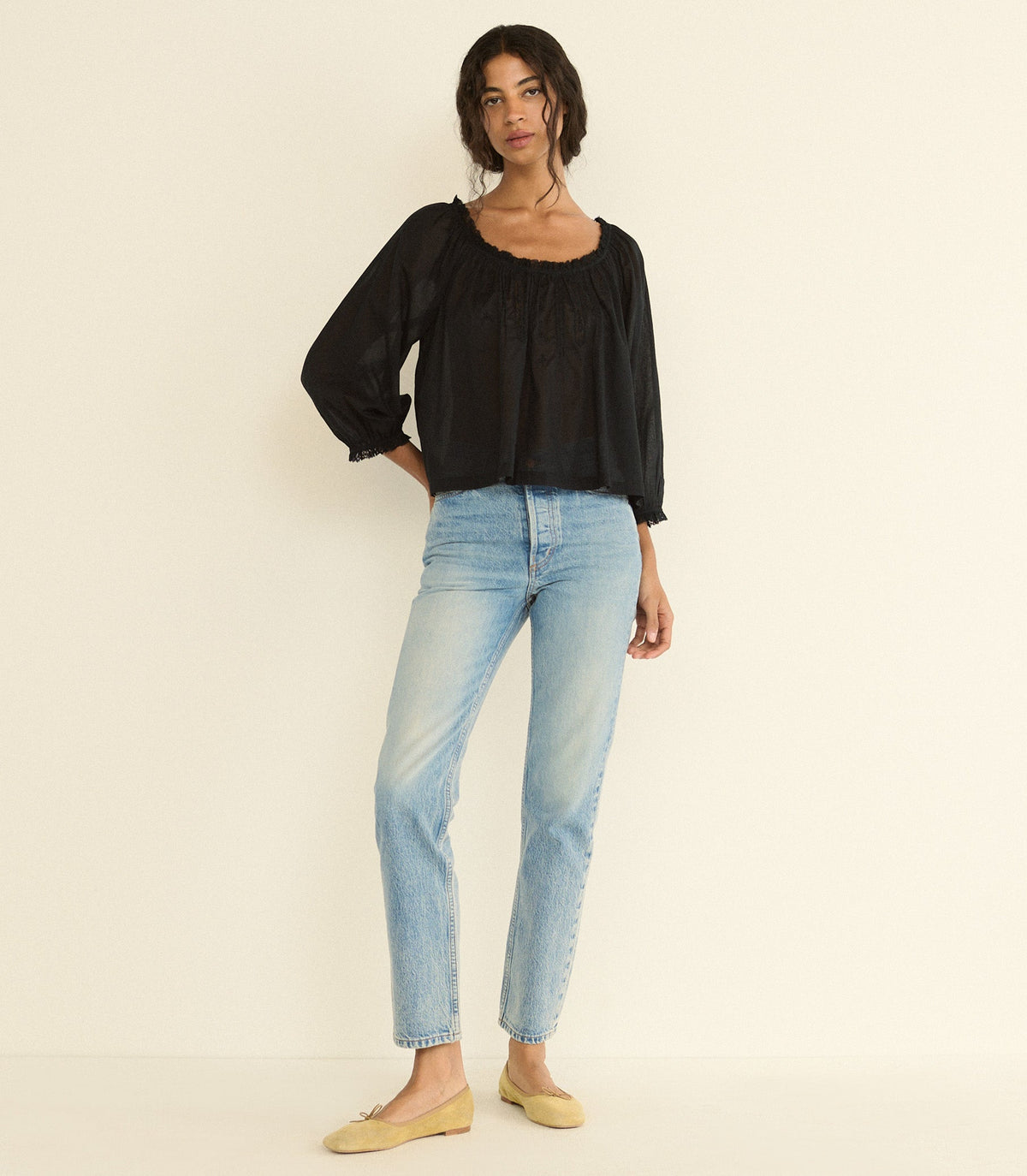 Florine Top in Black - view 5