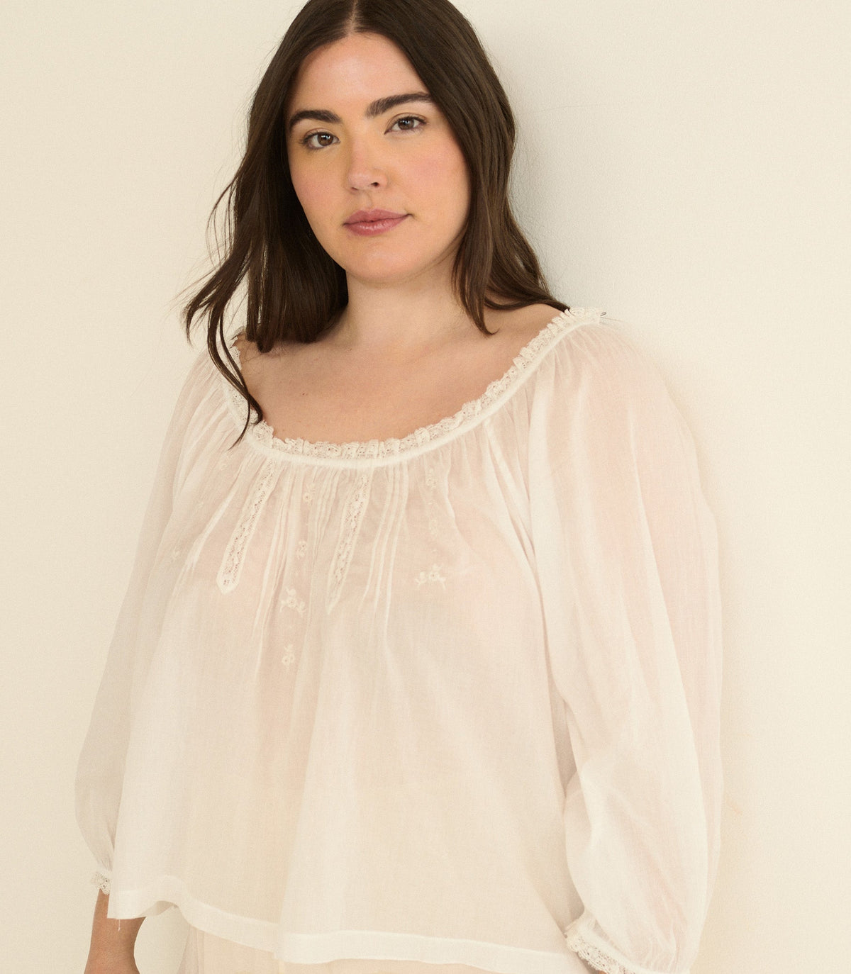 Florine Top in Salt - view 5