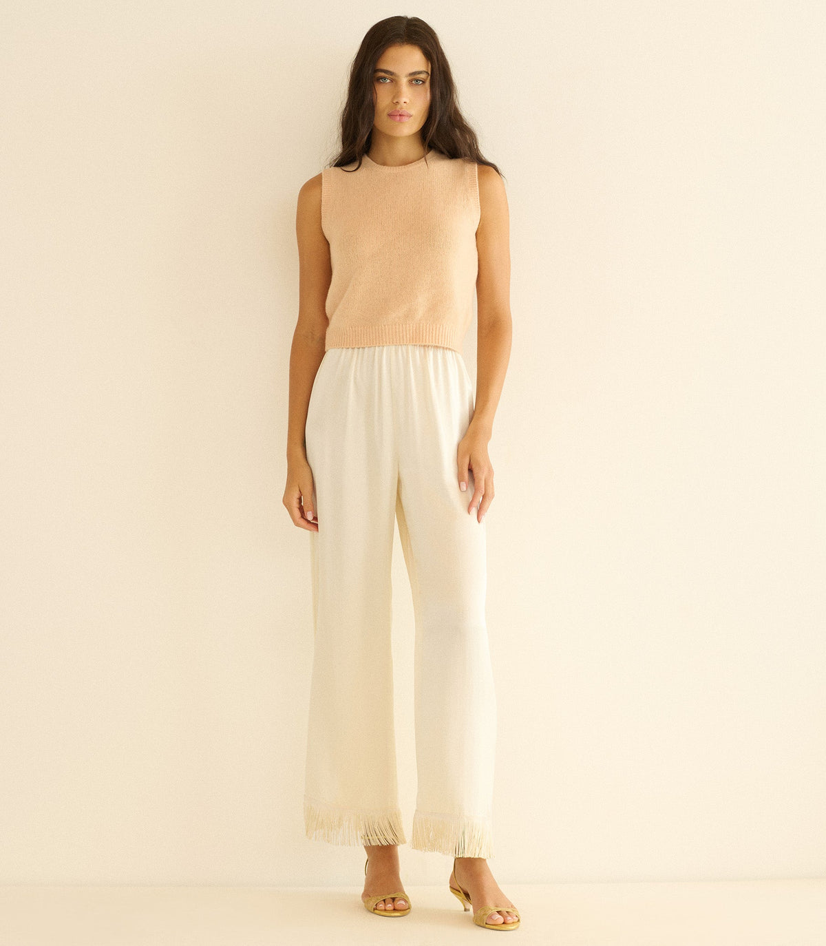 Lavon Fringe Pant in Candlelight - view 5