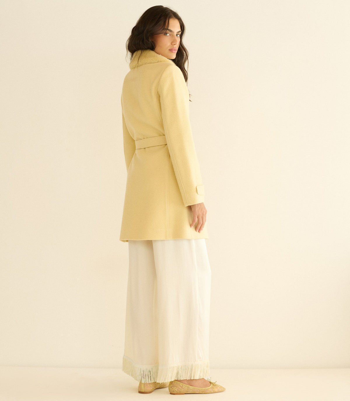 Lavon Fringe Pant in Candlelight - view 8