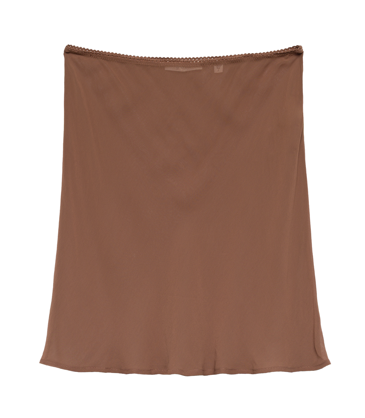 Mini Skirt Slip in Carob - view 4