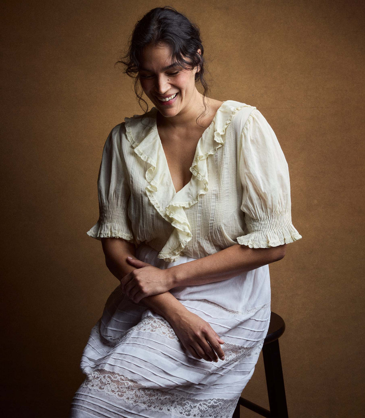 Sidra Skirt in Salt - view 6