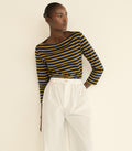 Navy Breton Stripe