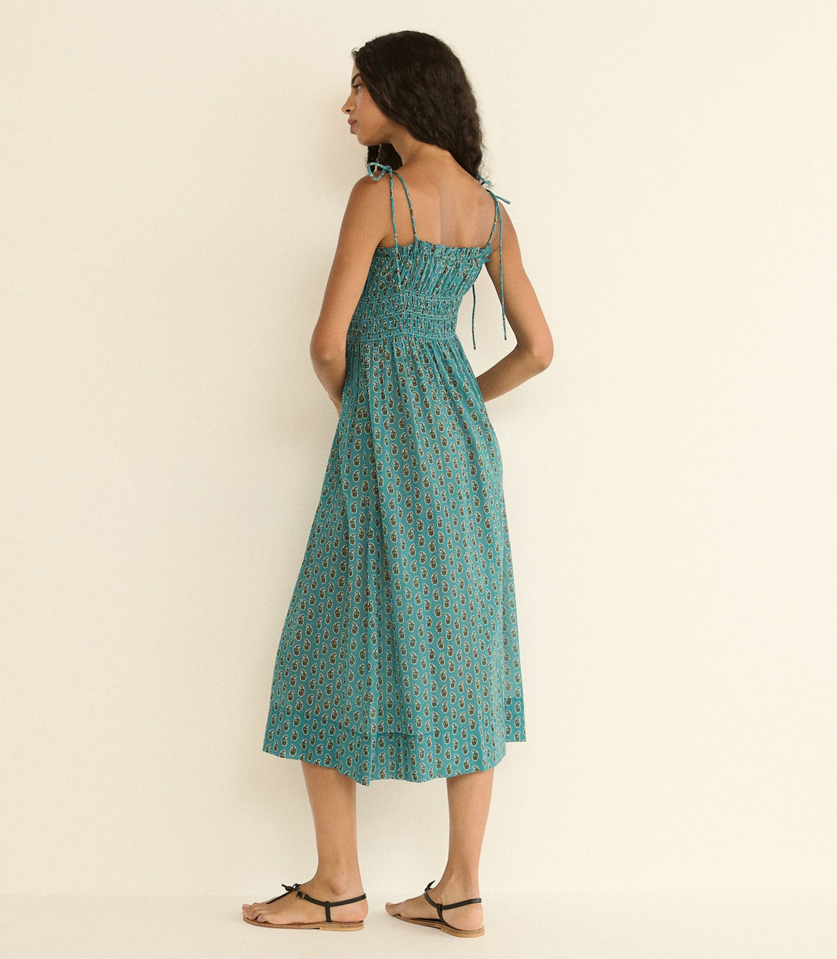Rhoda Dress in Alba Paisley - view 9